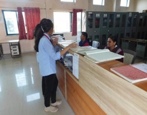 Library book issue counter